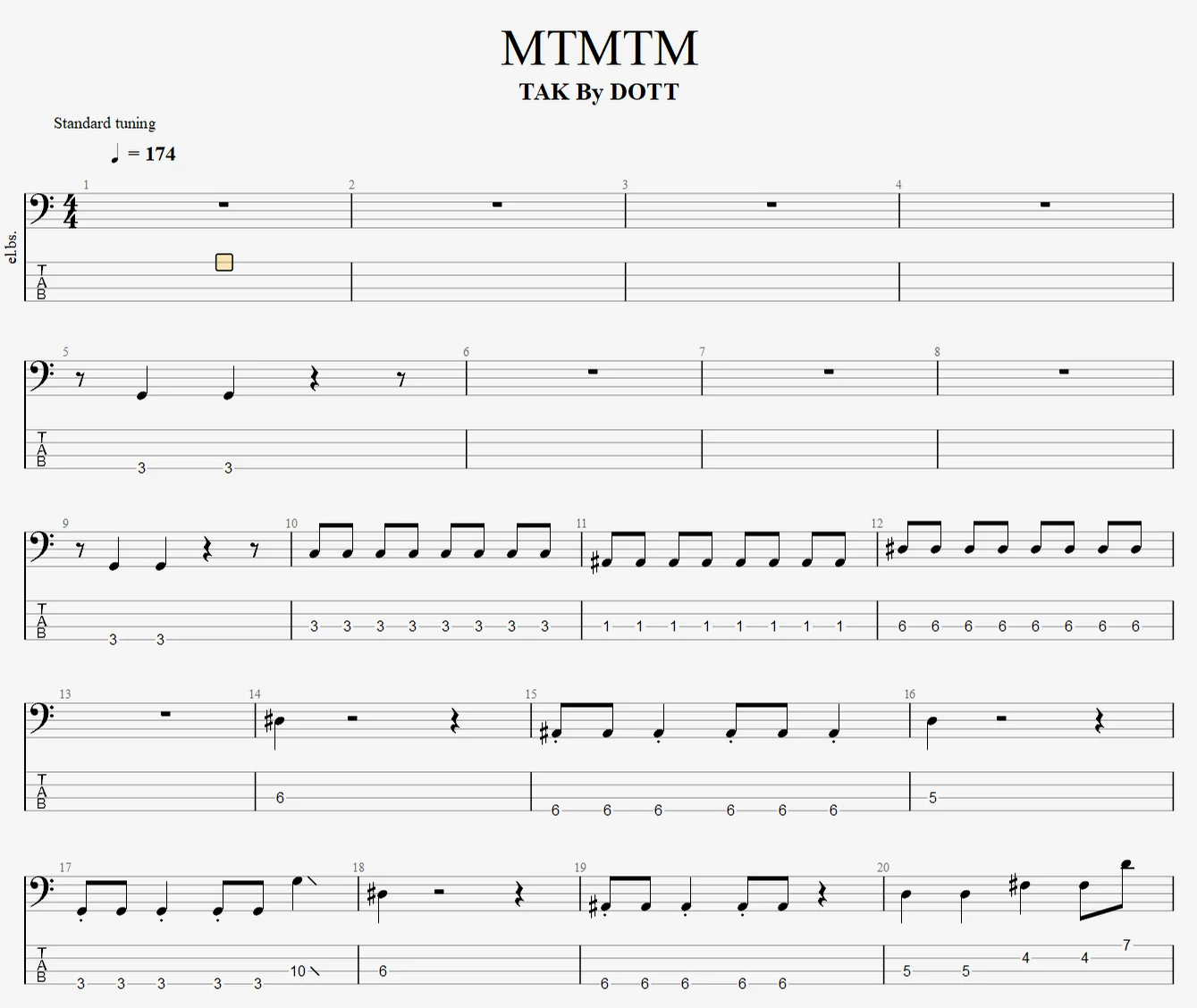 MTMTM - TAK by DOTT