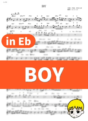 BOY - King Gnu (Ranking of Kings / in Eb) by muta-sax